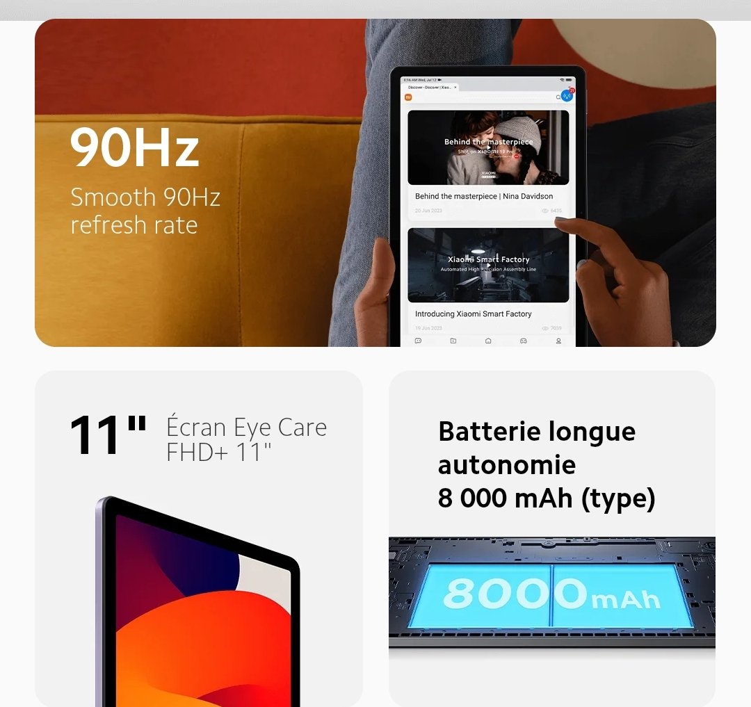 🔥 Redmi Pad SE – 11" FHD+ | Snapdragon 680 | 8000 mAh | 256GB – Image 4