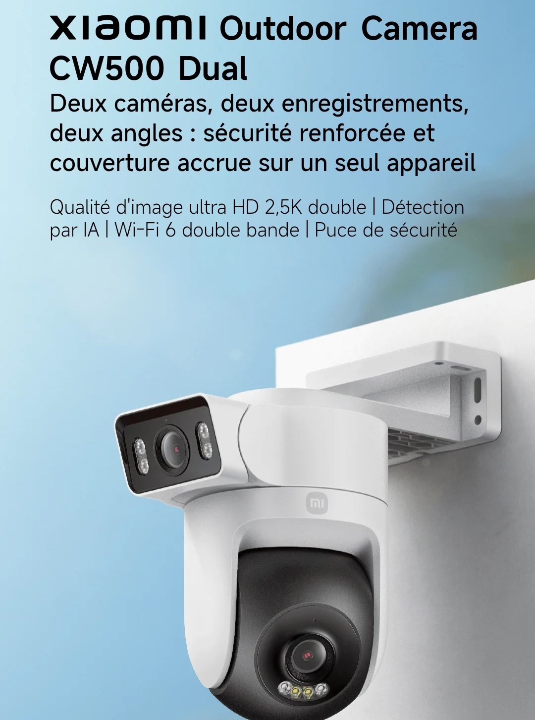 Xiaomi Outdoor Camera CW500 Dual | 2K QHD | IP66 | WiFi 6 – Image 2