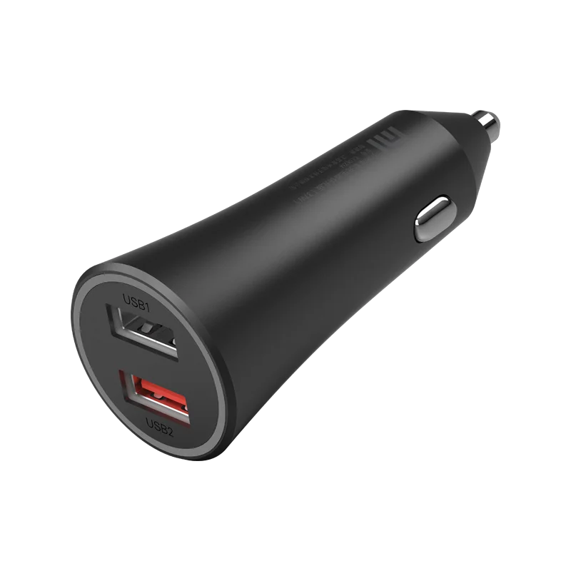 Mi 37W Car Charger – Double USB | Charge Rapide | 12V–24V