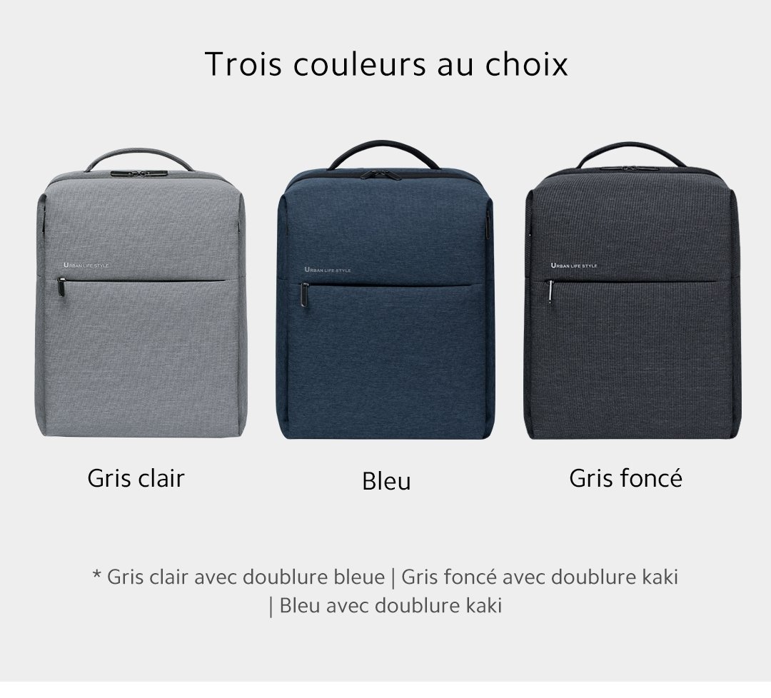 Xiaomi Urban Life Style Backpack 2 | 17L | Design moderne – Image 8