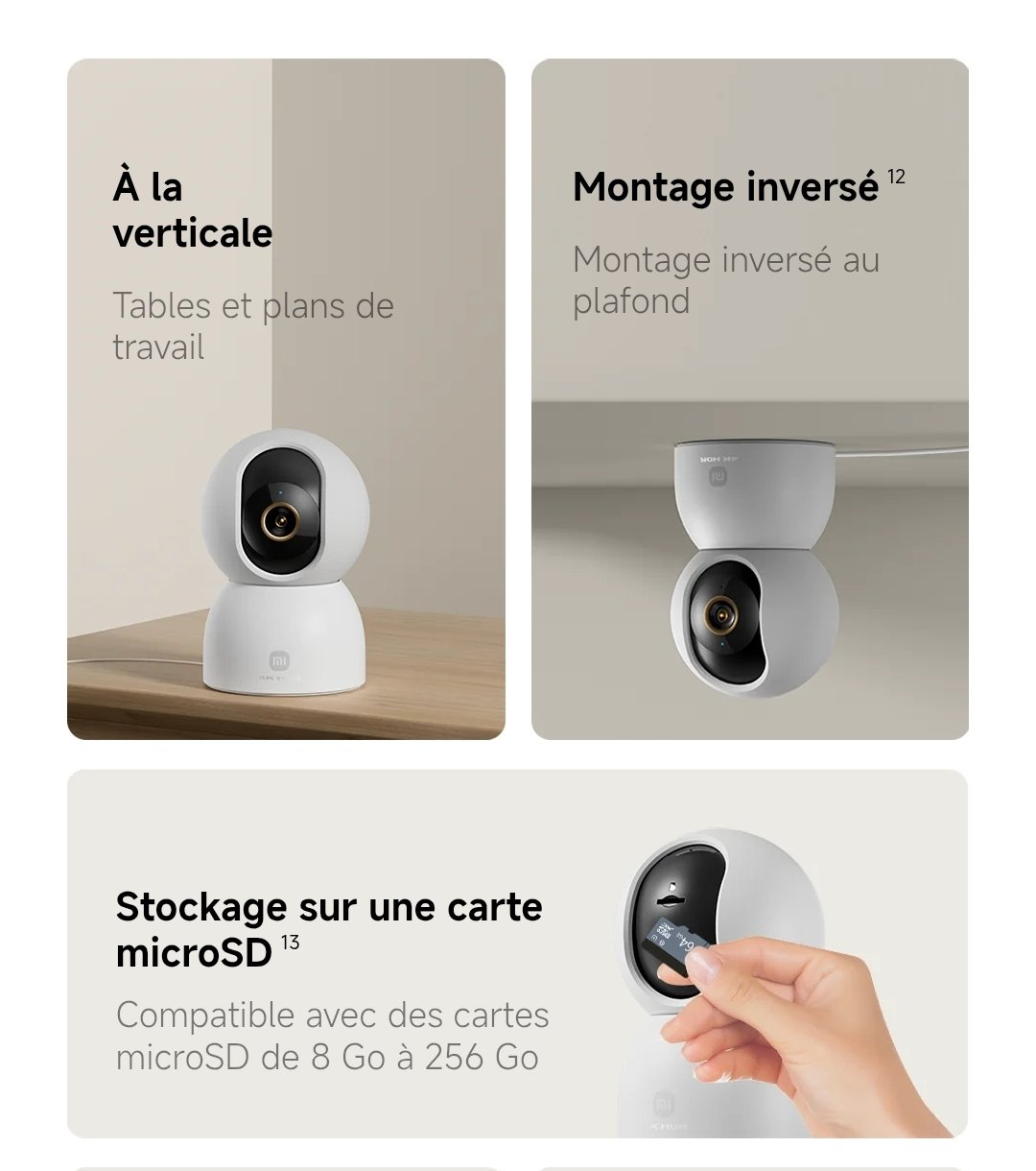 📹 XIAOMI SMART CAMERA C701 | 4K UHD | 8 MP ? | WI-FI 6 | VISION NOCTURNE | AUDIO BIDIRECTIONNEL – Image 4